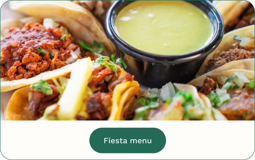 Fiesta menu